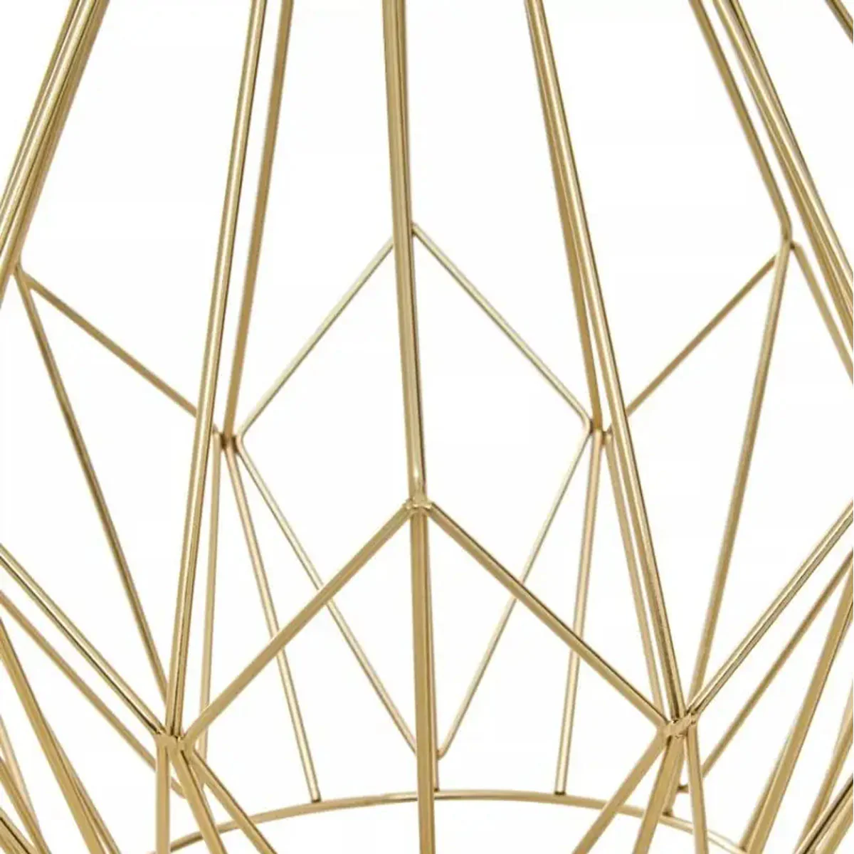 Beaumonde Home Wyra Champagne Gold Frame Pendant light - Image 4