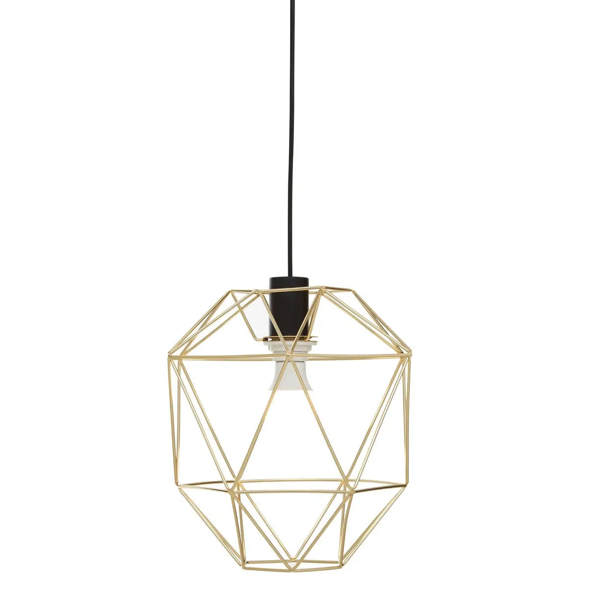 Beaumonde Home Geo Champagne Gold Pendant Light - Image 3