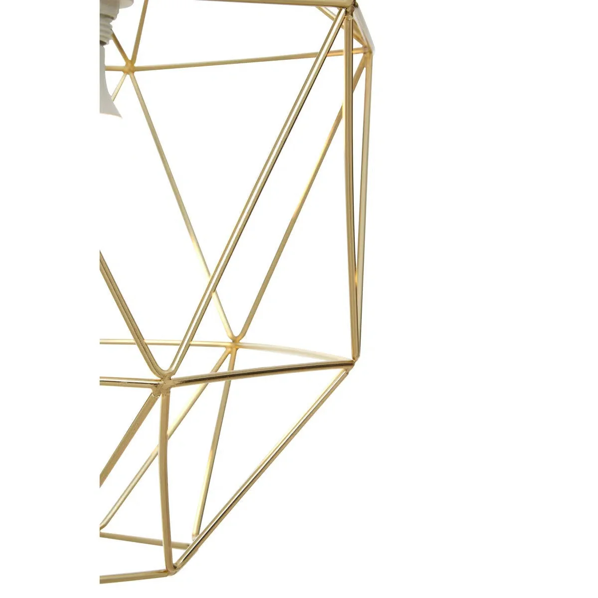 Beaumonde Home Geo Champagne Gold Pendant Light - Image 4
