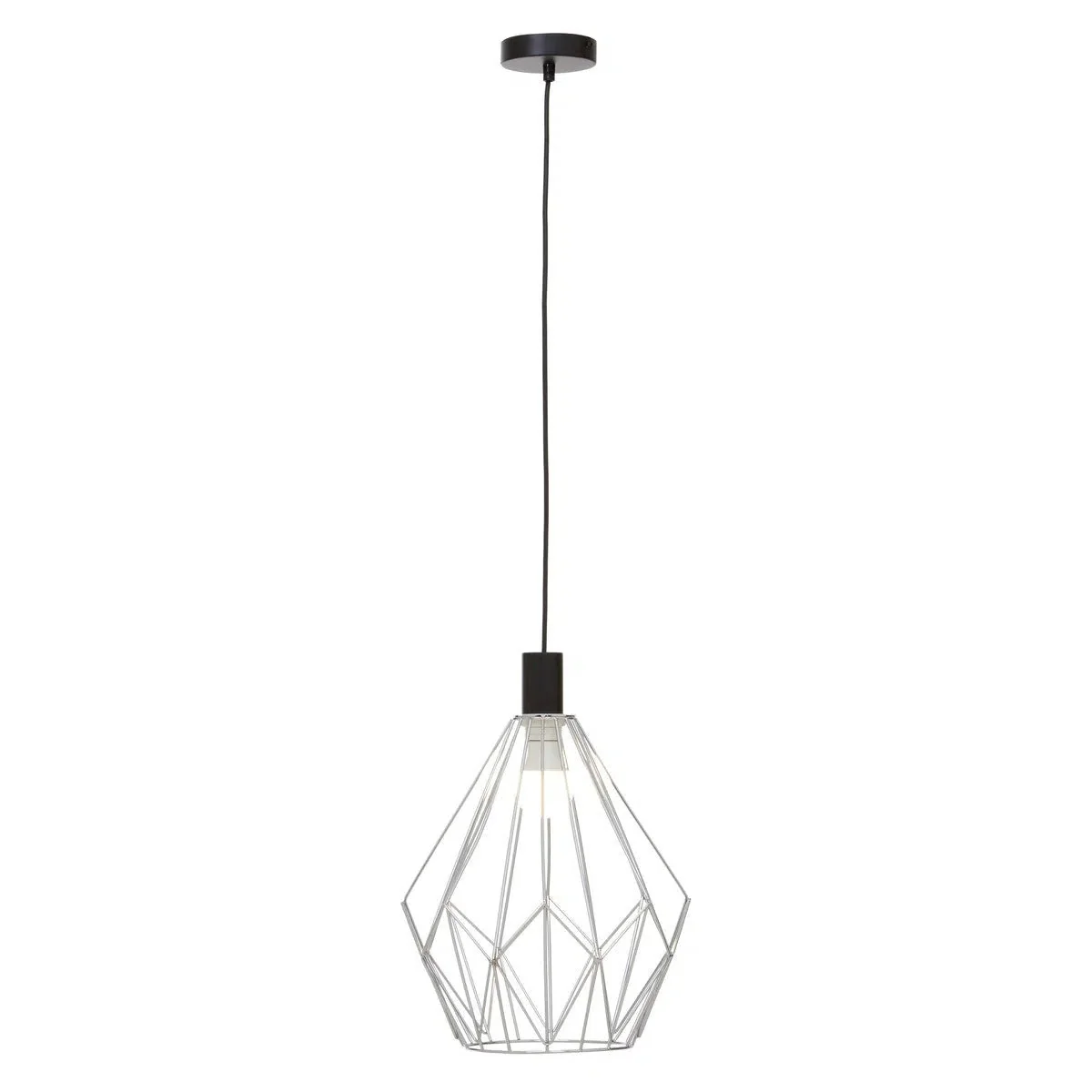Beaumonde Home Geo Chrome Gold Frame Pendant Light - Image 5