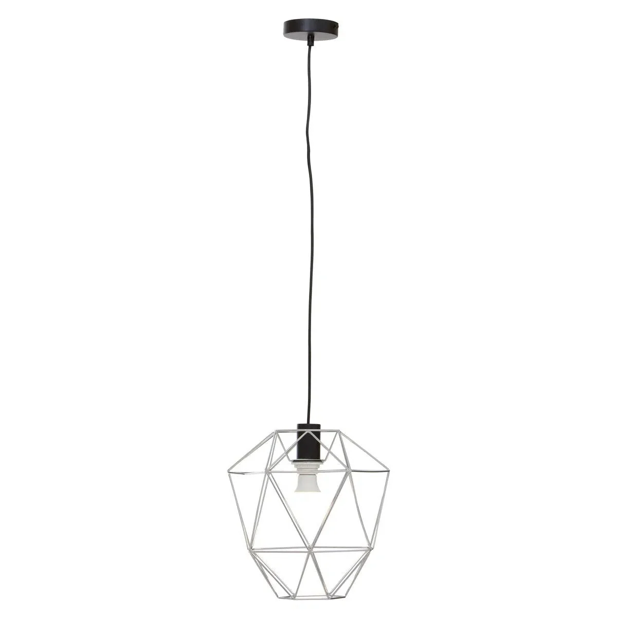 Beaumonde Home Geo Chrome Pendant Light - Image 5