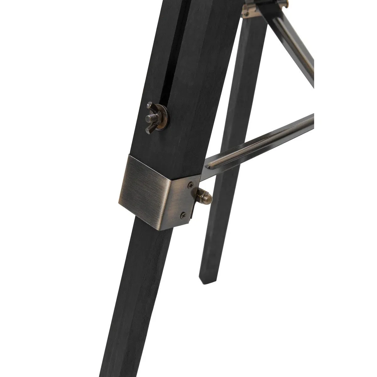 Beaumonde Home Glamis Tripod Floor Lamp With Black Base - Image 5
