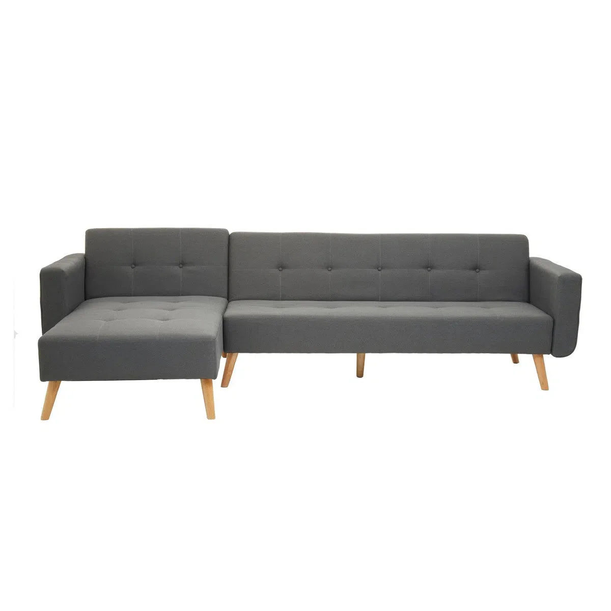 Beaumonde Home Haagen Grey Large Corner Sofa Bed - Image 2