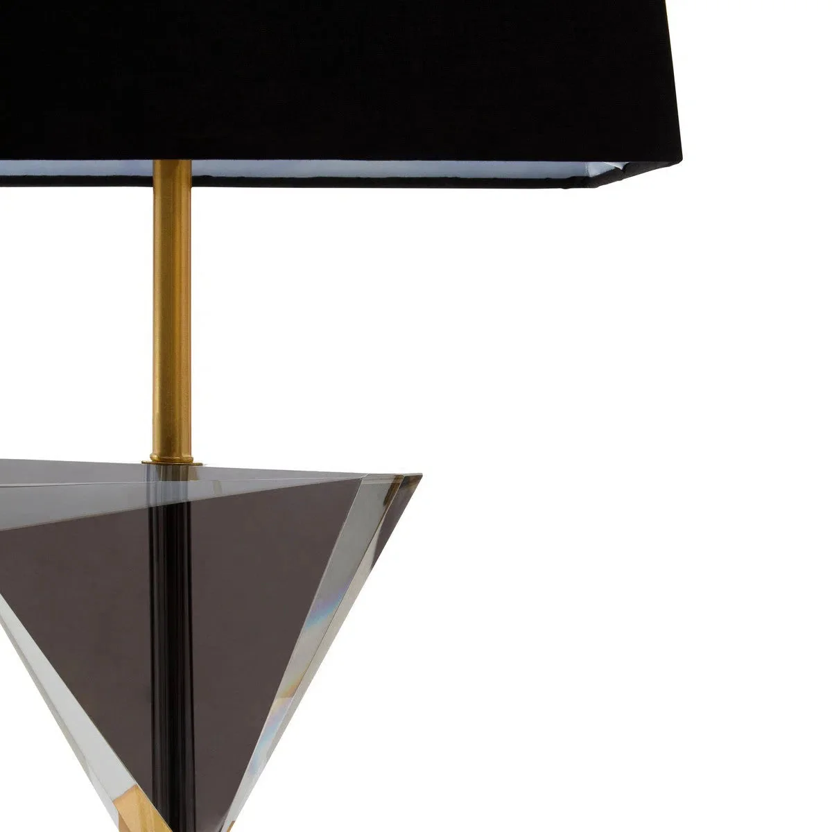 Beaumonde Home Halina Gold Smoked Crystal Table Lamp - Image 6