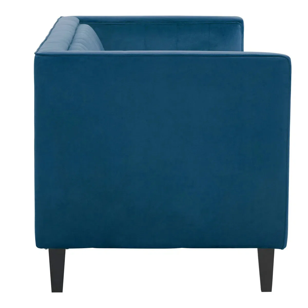 Beaumonde Home  Helios Blue Velvet Sofa - Image 3