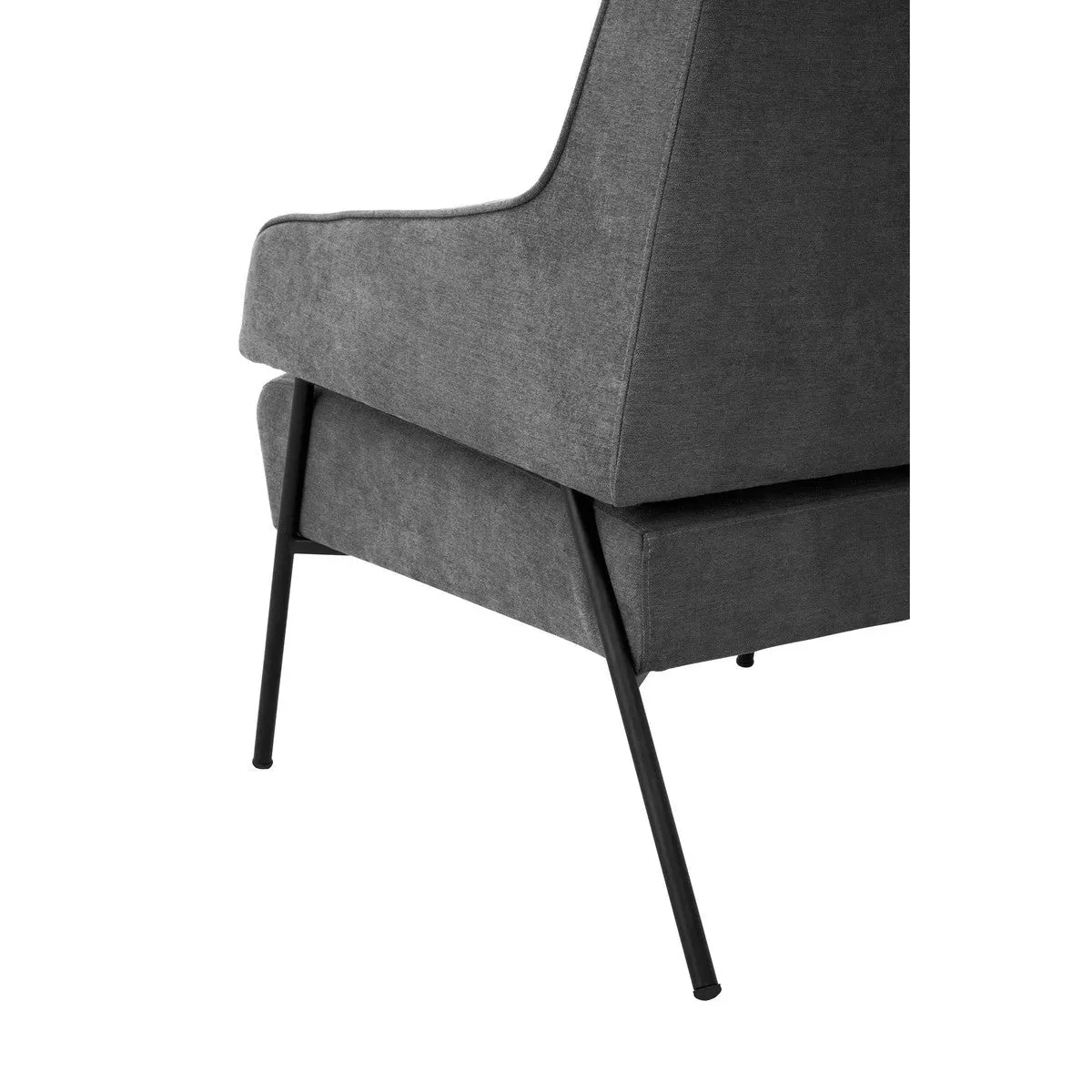 Beaumonde Home Hetty Ash Velvet Chair - Image 9