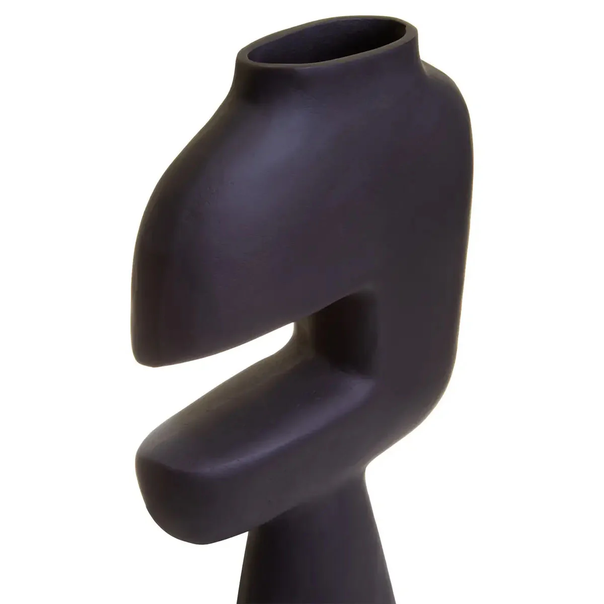 Beaumonde Home Hapax Abstract Large Black Vase - Image 6
