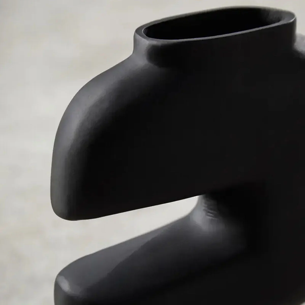 Beaumonde Home Hapax Abstract Small Black Vase - Image 14
