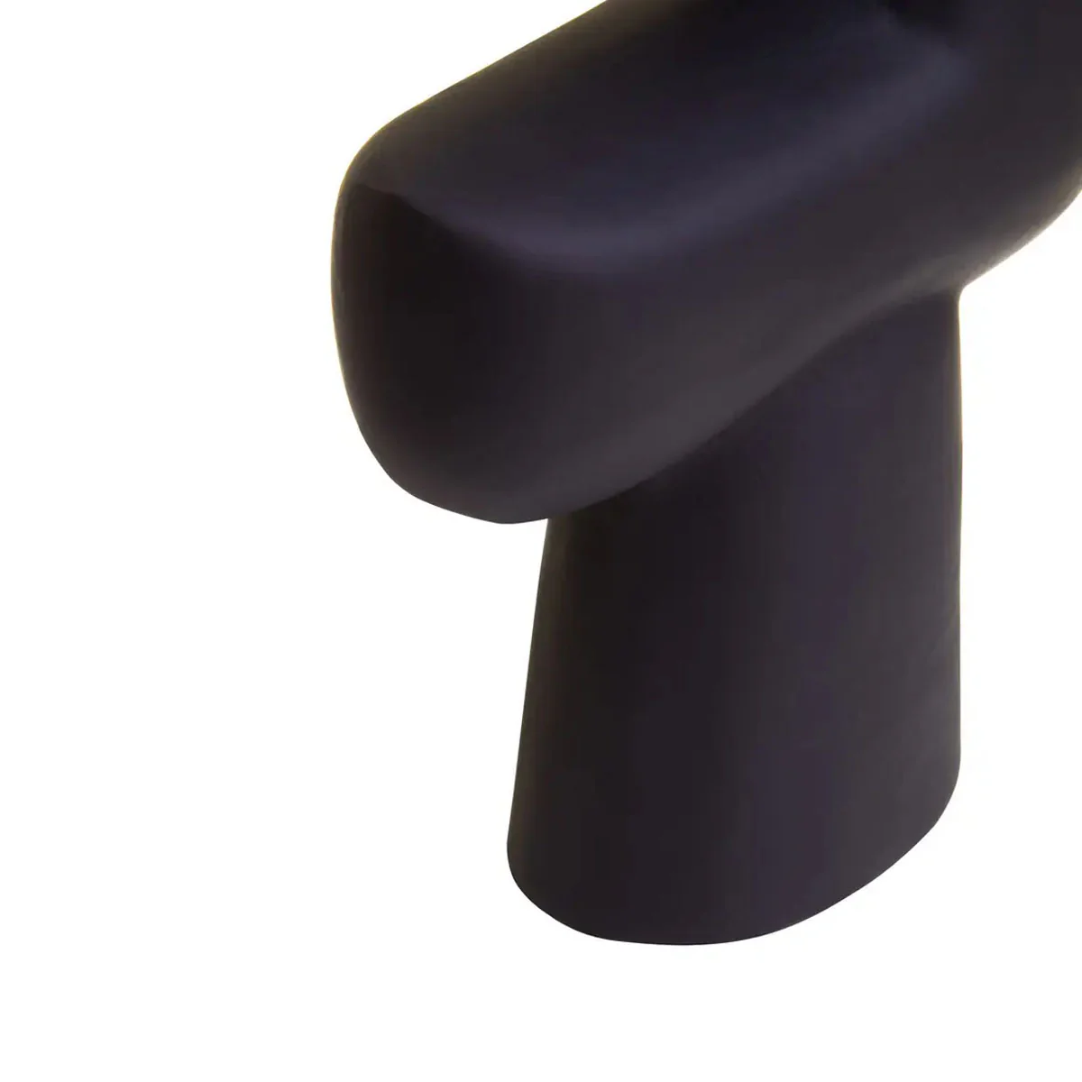 Beaumonde Home Hapax Abstract Small Black Vase - Image 4