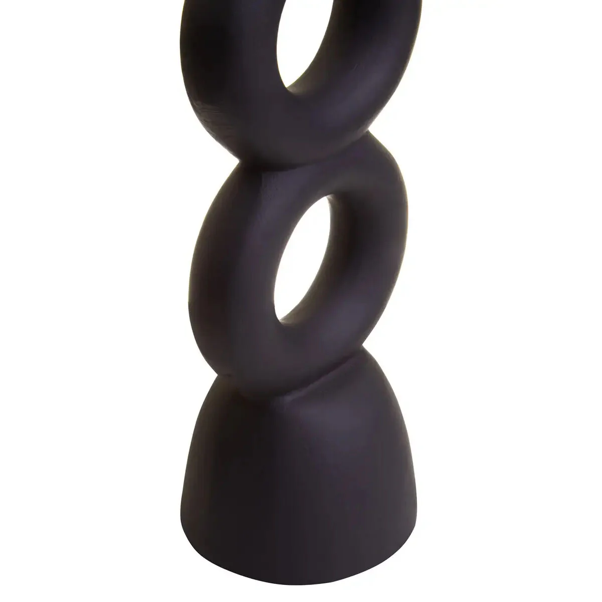 Beaumonde Home Hapax Large Black Candle Holder - Image 3