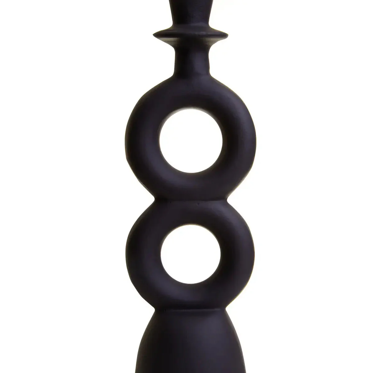 Beaumonde Home Hapax Large Black Candle Holder - Image 5