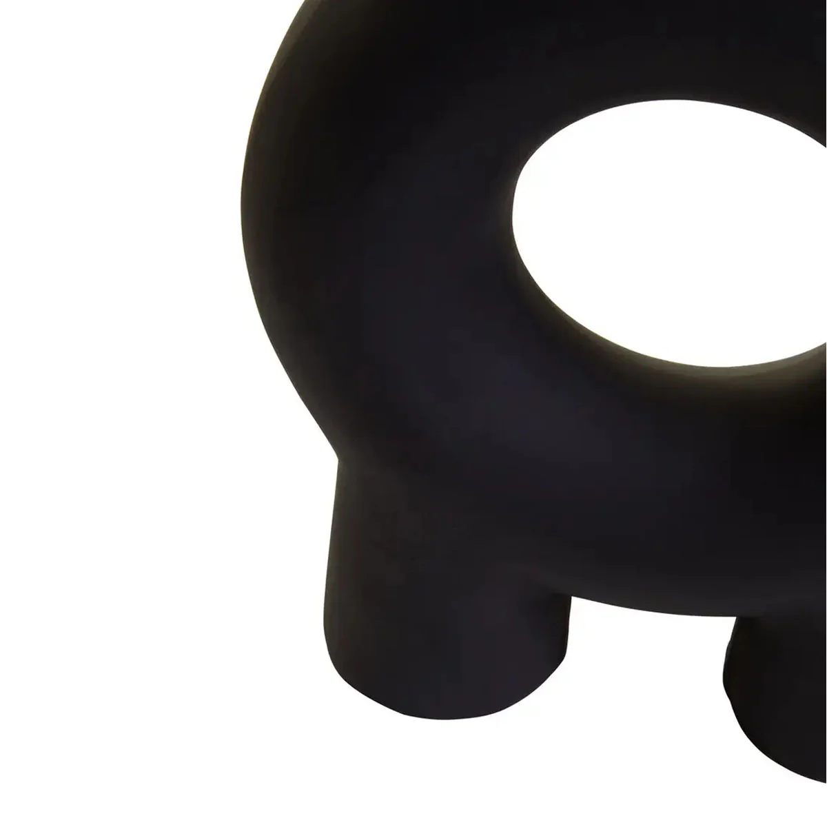 Beaumonde Home Hapax Small Black Candle Holder - Image 4