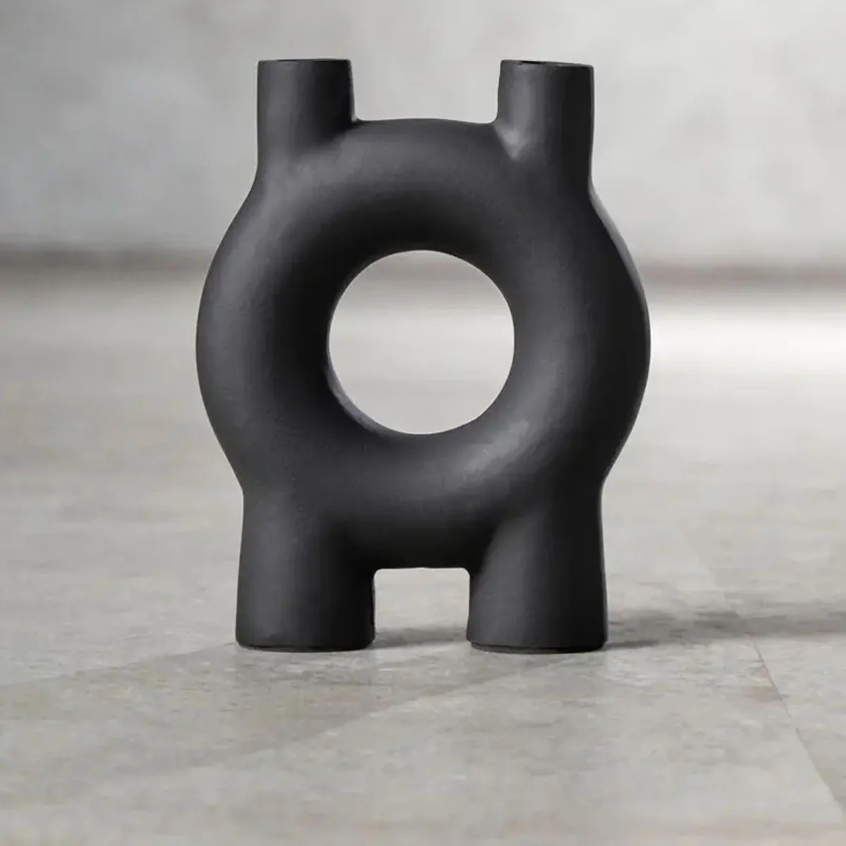 Beaumonde Home Hapax Small Black Candle Holder - Image 7