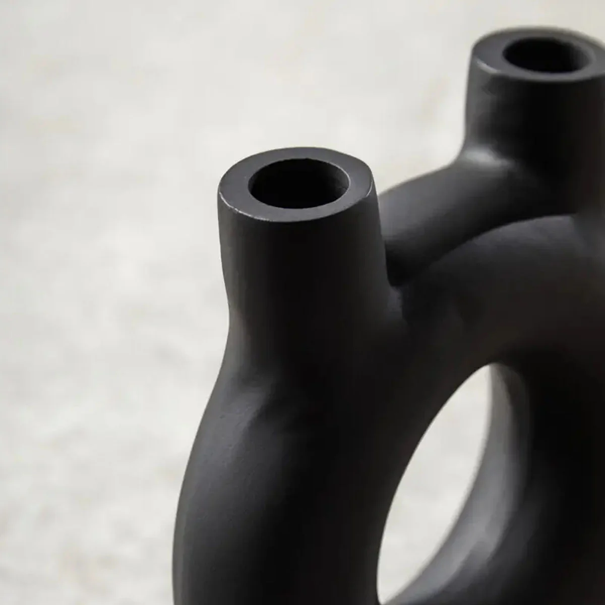 Beaumonde Home Hapax Small Black Candle Holder - Image 8