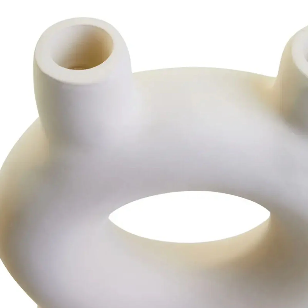 Beaumonde Home Hapax Small Cream Candle Holder - Image 4
