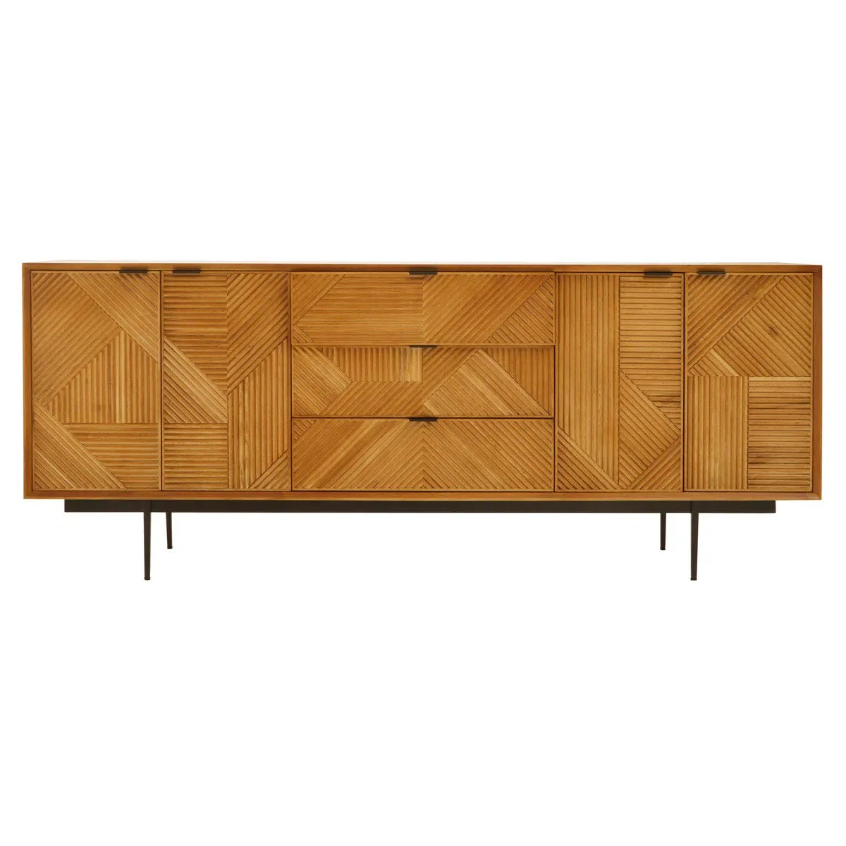 Beaumonde Home Jaikara Sideboard With Metal Legs - Image 3