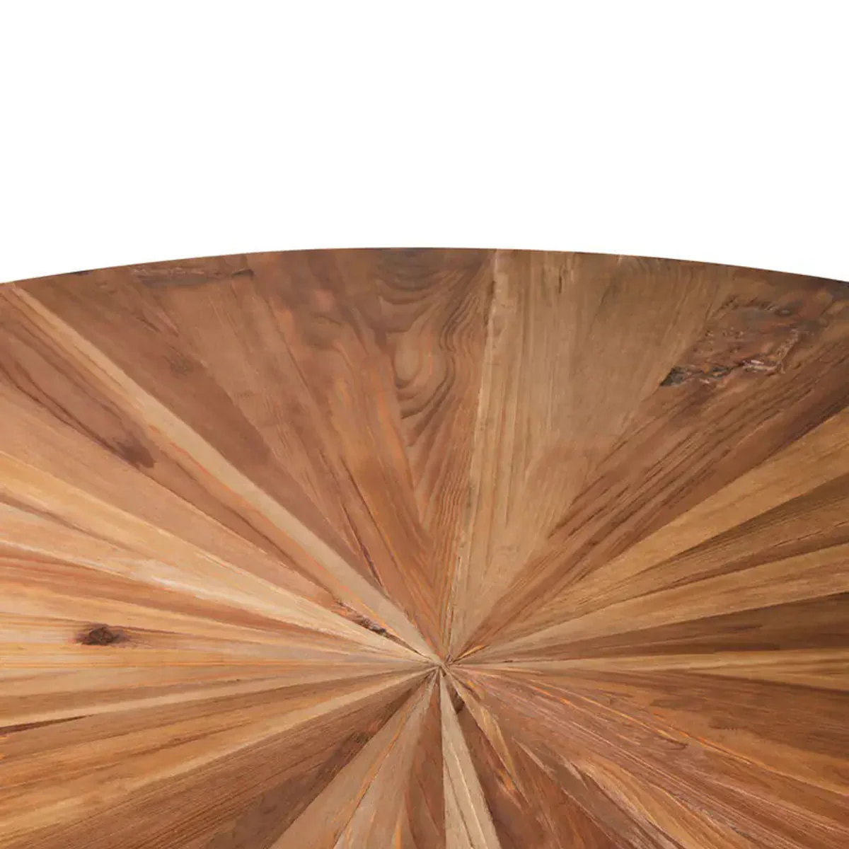 Beaumonde Home Jana Round Fir Wood Dining Table with Splayed Legs - Image 6