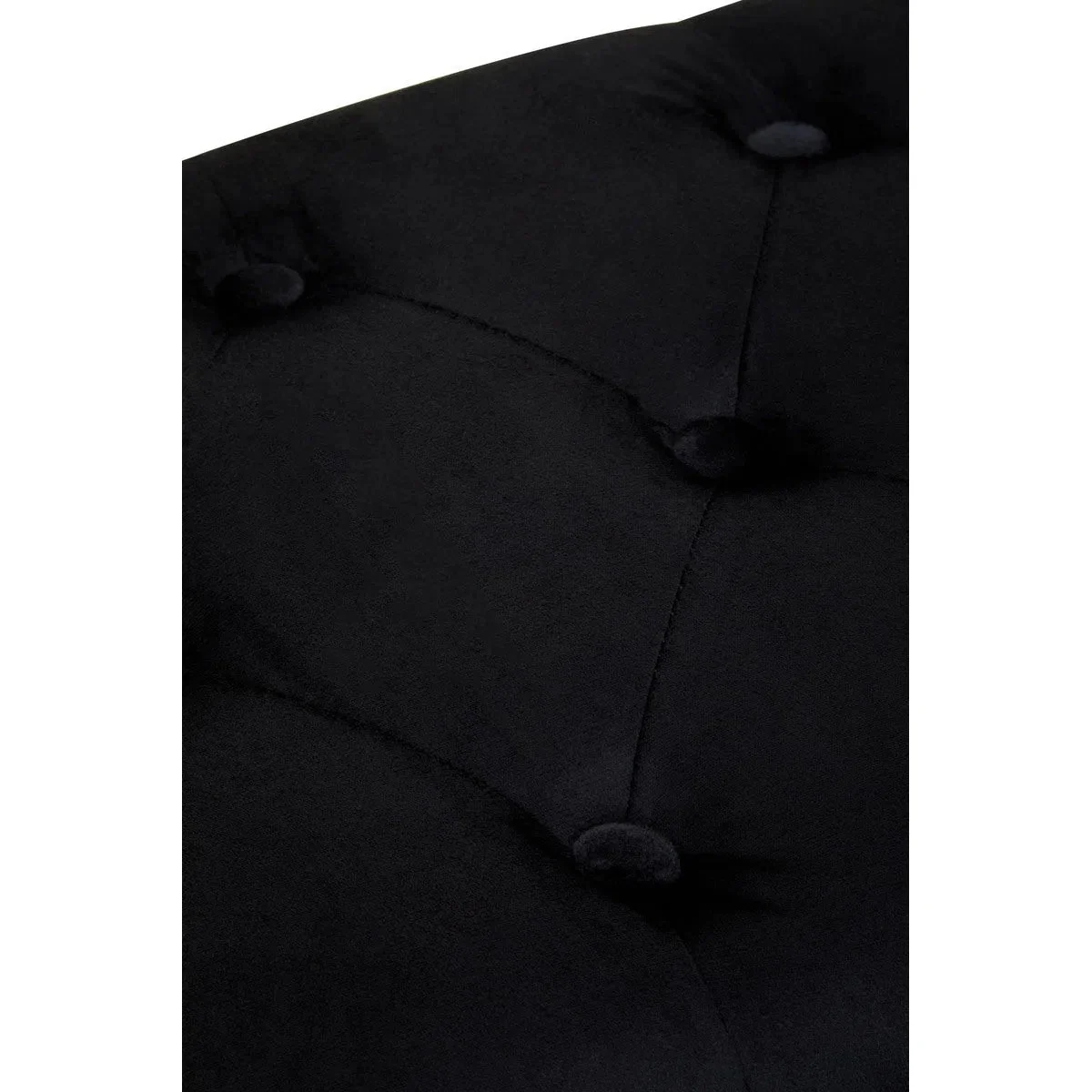 Beaumonde Home Lorenzo Black Velvet Storage Bench - Image 8