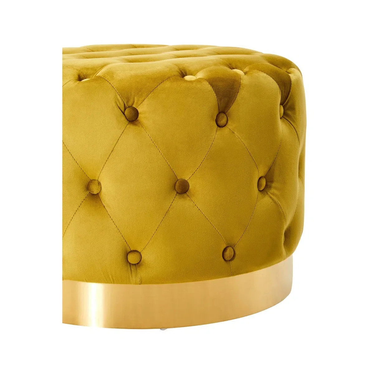 Beaumonde Home Lorenzo Pistachio Velvet Stool - Image 3