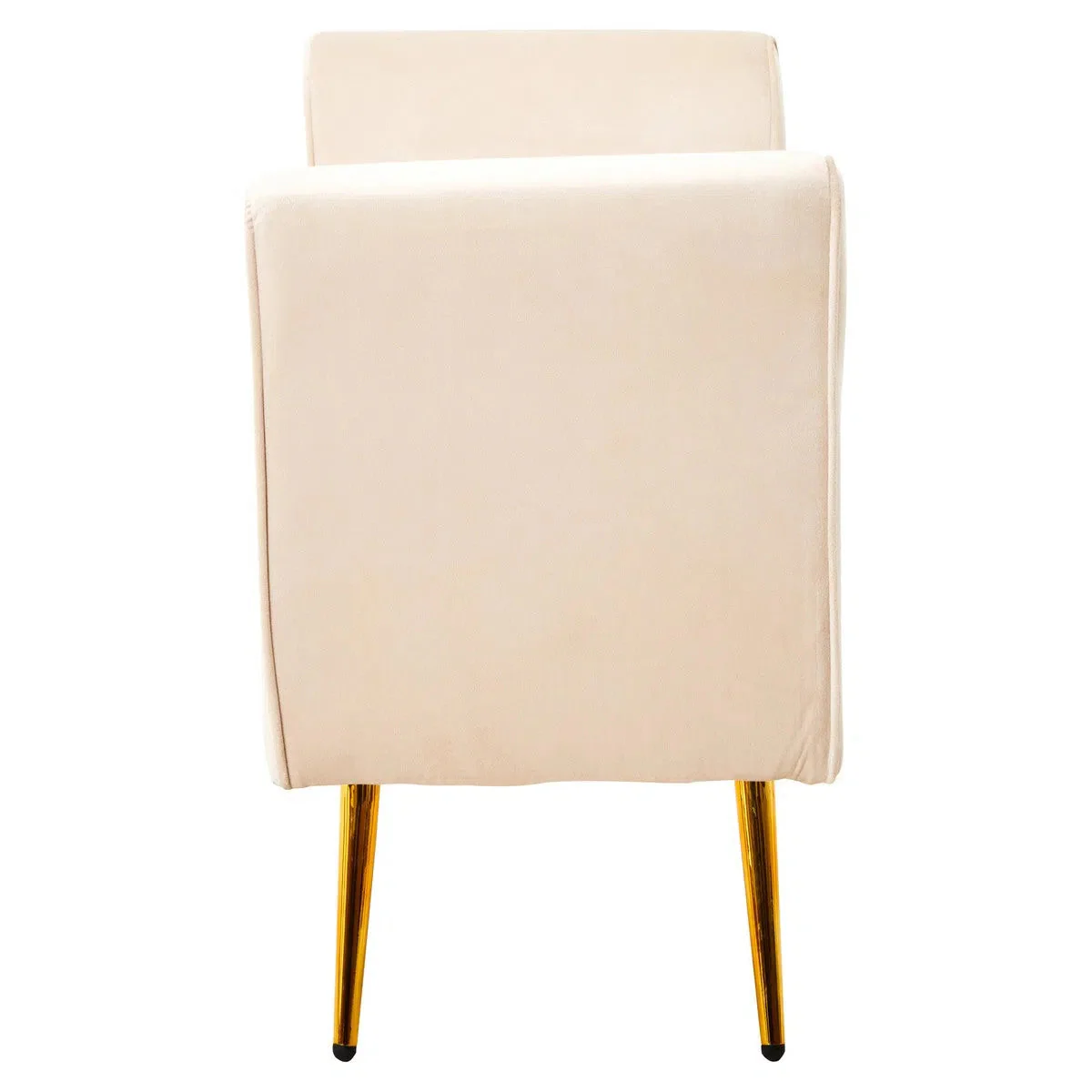 Beaumonde Home Lorenzo Stone Velvet Storage Bench - Image 3