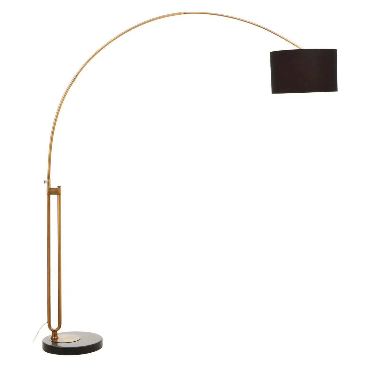 Beaumonde Home Marble Antique Brass Floor Lamp