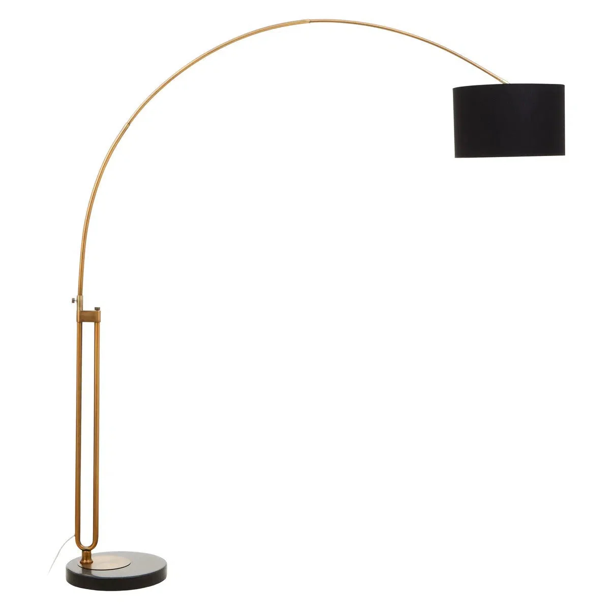 Beaumonde Home Marble Antique Brass Floor Lamp - Image 3