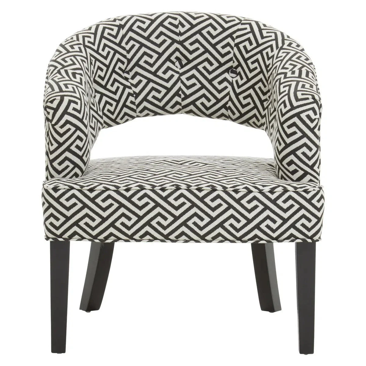 Beaumonde Home Marylebone Fret Design Cutout Lounge Chair - Image 4