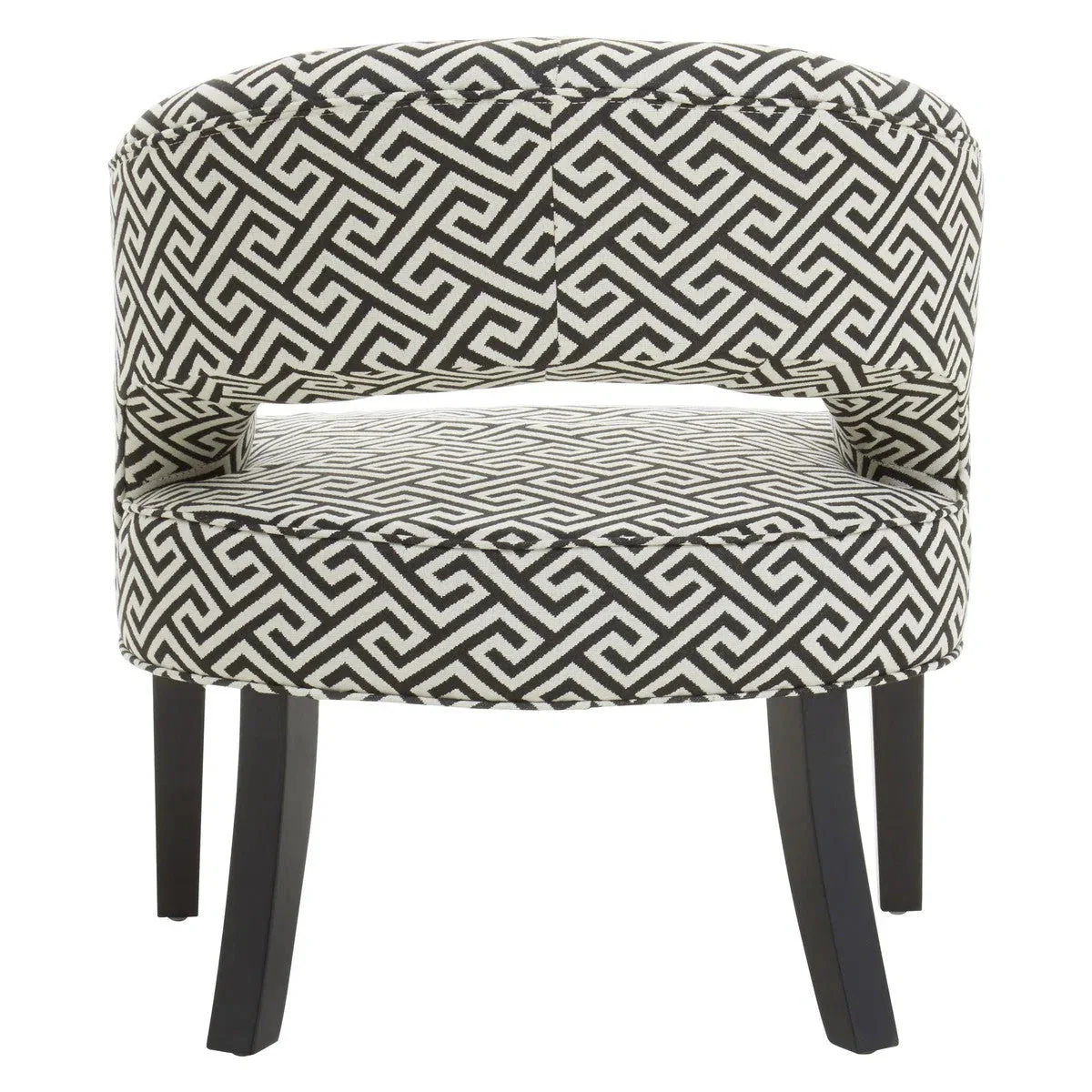 Beaumonde Home Marylebone Fret Design Cutout Lounge Chair - Image 6