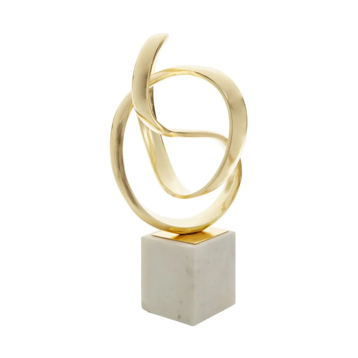 Beaumonde Home Mirano Gold Finish Knot Sculpture - Image 6