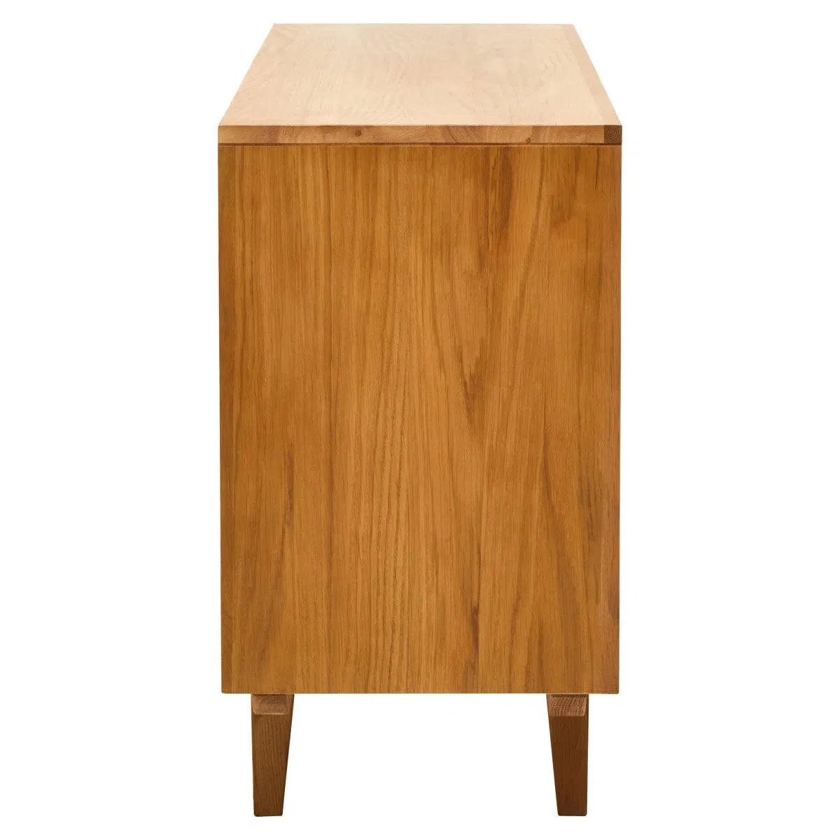 Beaumonde Home Miribel 4 Door Natural Rattan And Oak Sideboard - Image 5