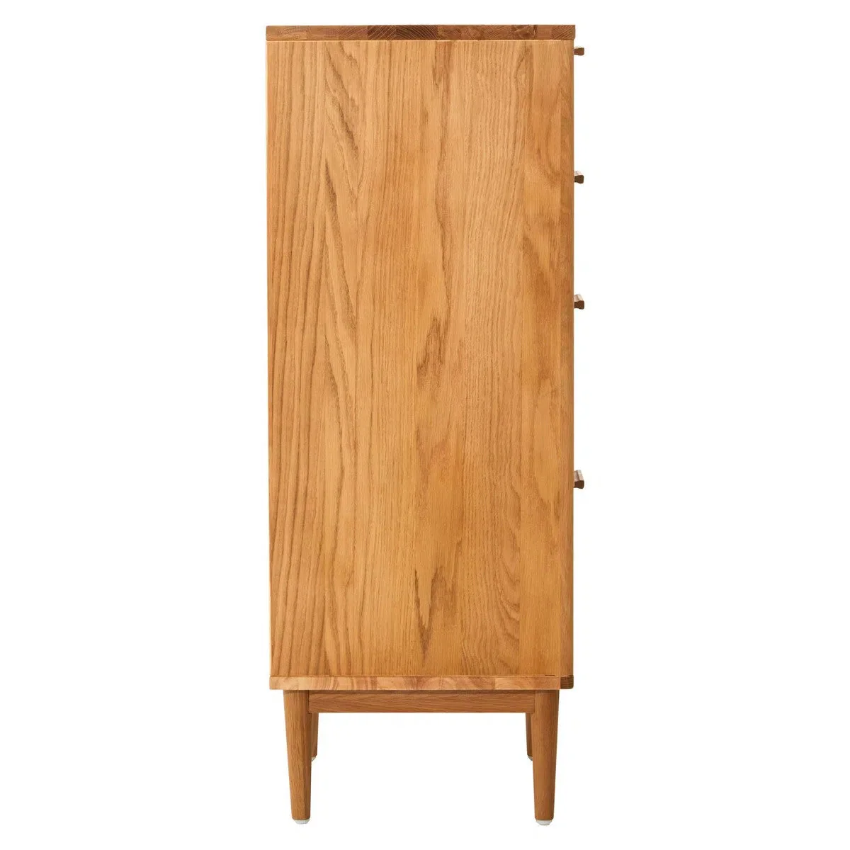 Beaumonde Home Miribel Rattan and Oak Three Drawer Wood Chest - Image 5