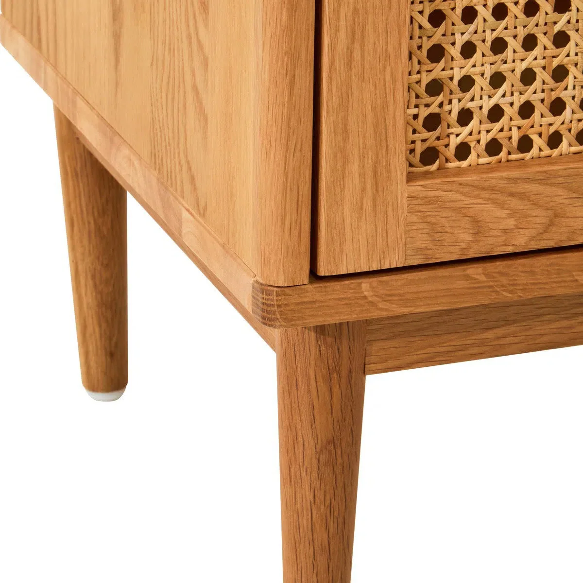 Beaumonde Home Miribel Rattan and Oak Three Drawer Wood Chest - Image 9