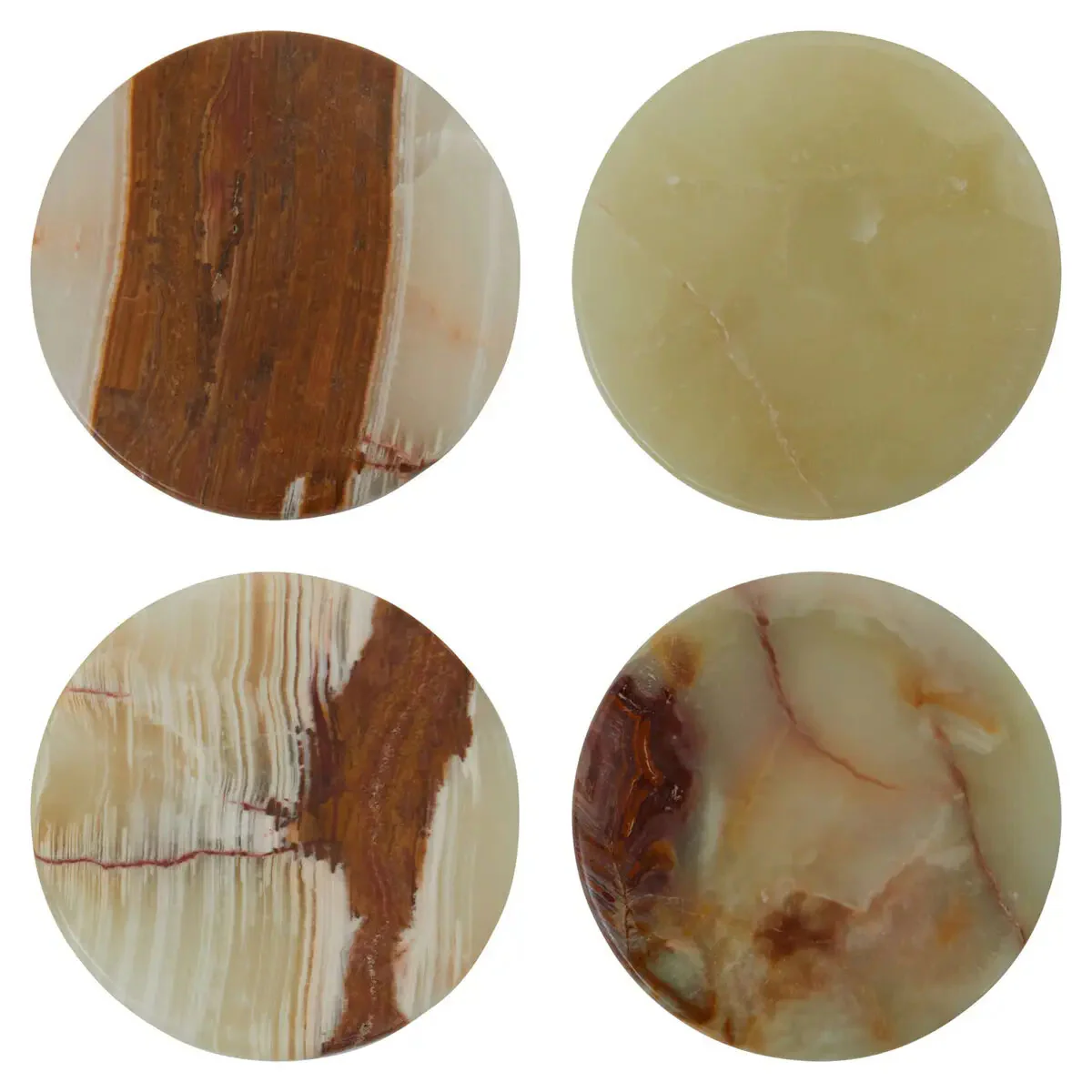 Beaumonde Home Oleena Set Of Four Onyx Coasters - Image 2
