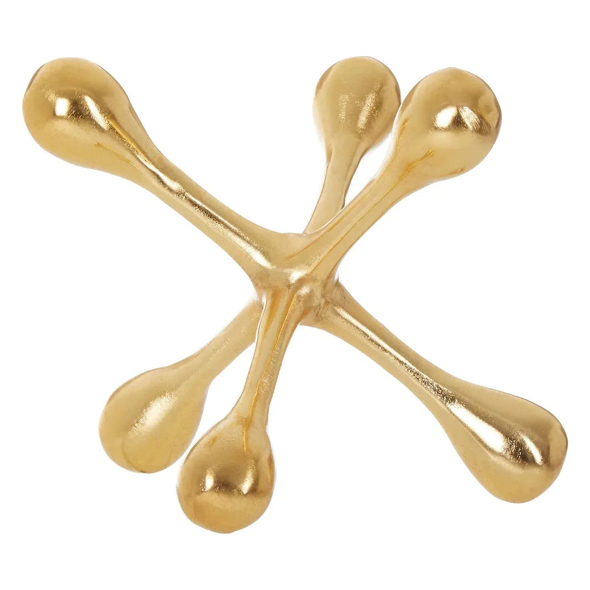 Beaumonde Home Pratz Gold Finish Jack Sculpture