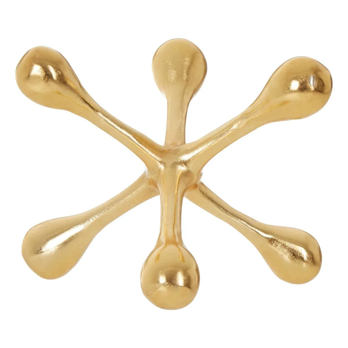 Beaumonde Home Pratz Gold Finish Jack Sculpture - Image 5