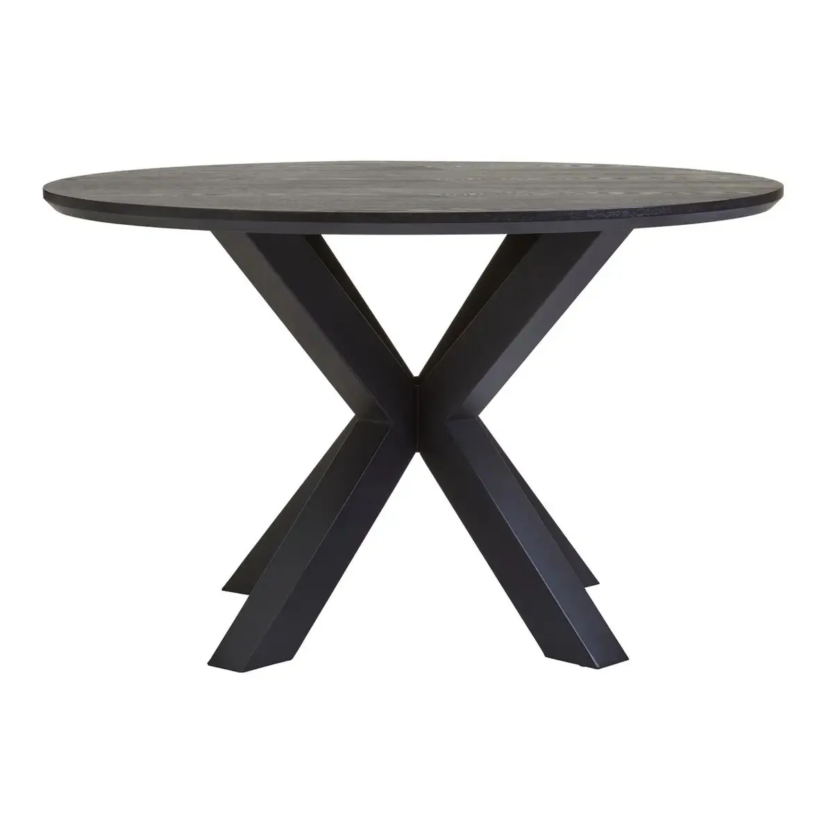 Beaumonde Home Salford Dining Table With Black Metal Legs - Image 2