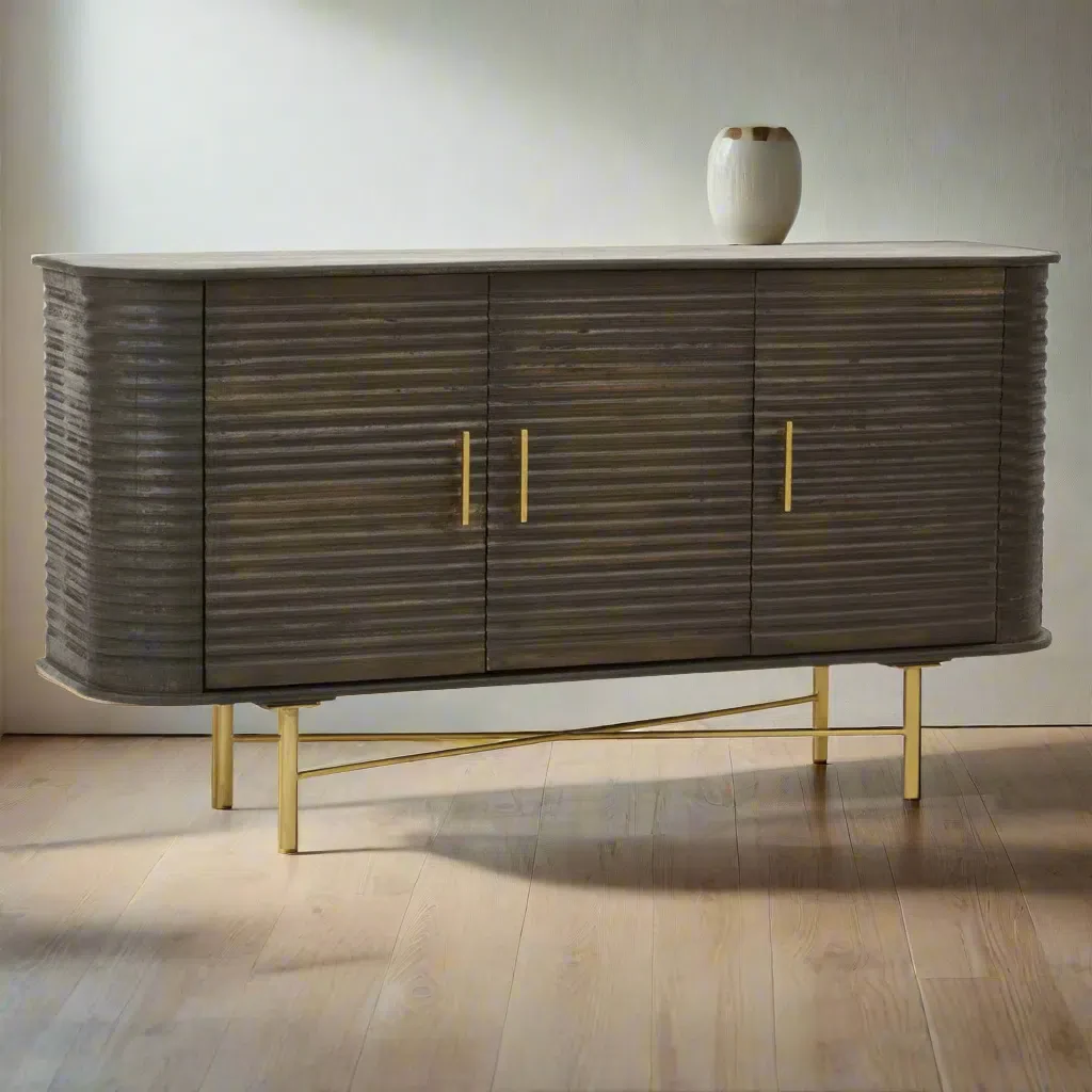 Beaumonde Home Sami Mango Wood Sideboard - Image 2
