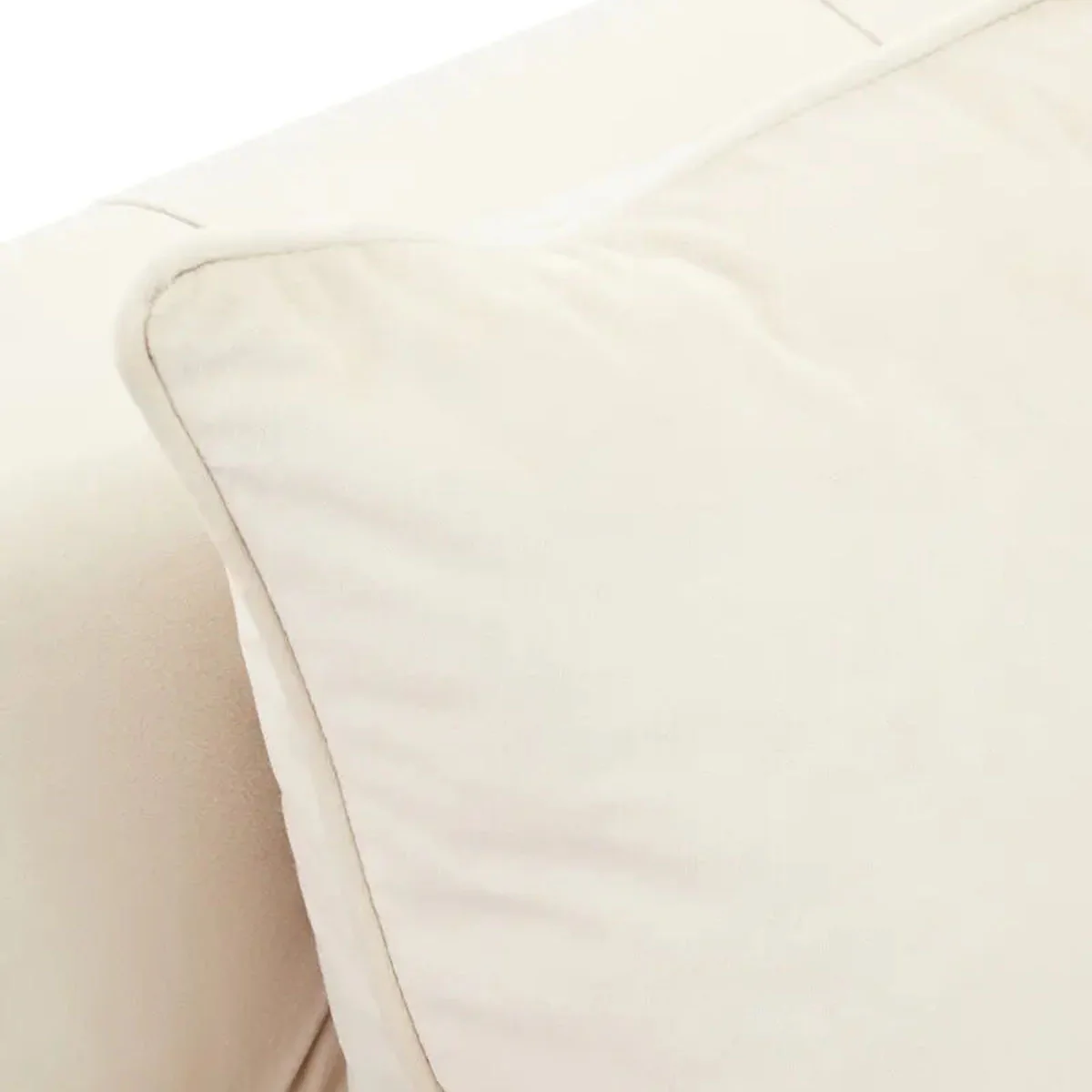 Beaumonde Home Sefira 2 Seat Ivory Fabric Sofa - Image 11