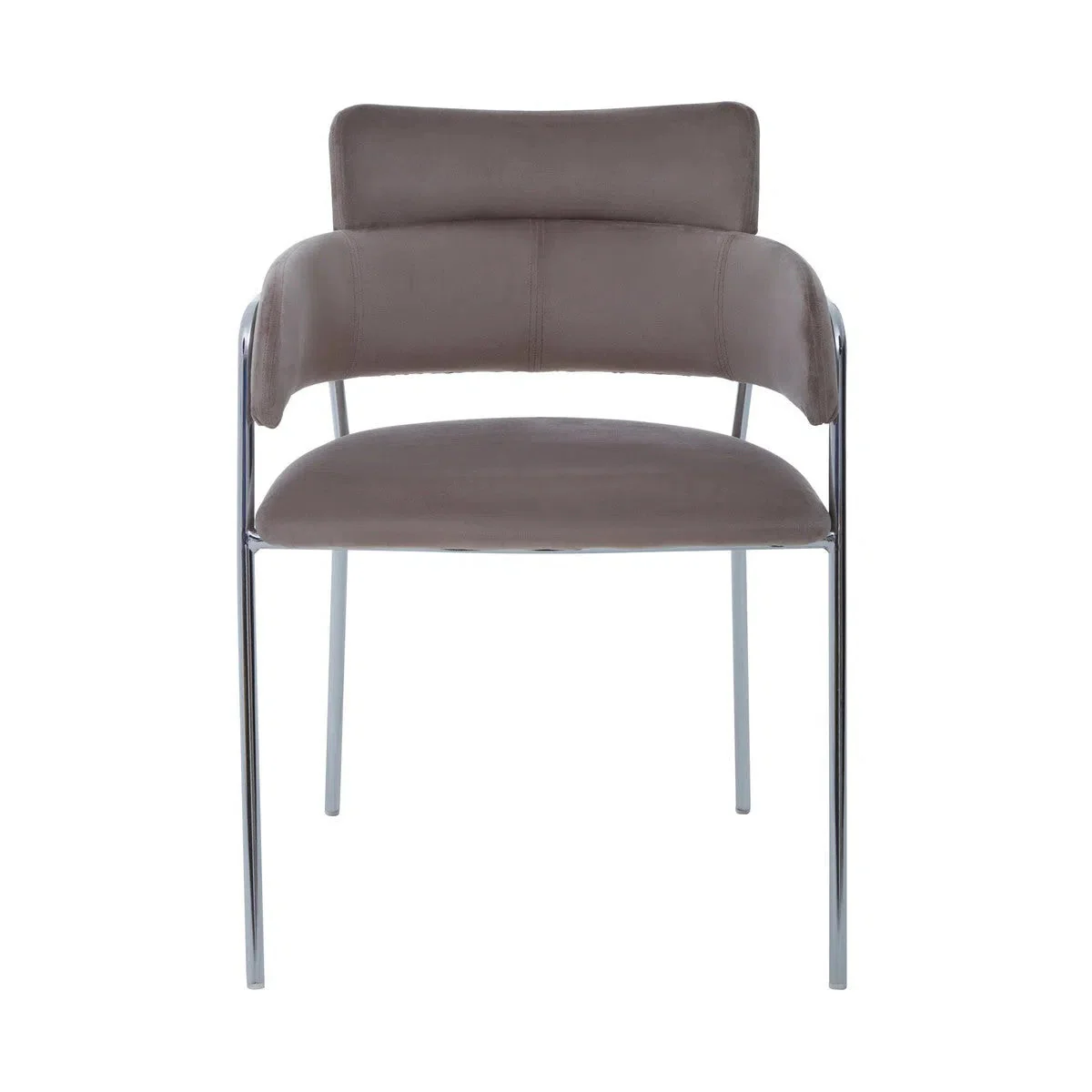 Beaumonde Home Tammin Mocha Velvet Dining Chair - Image 2
