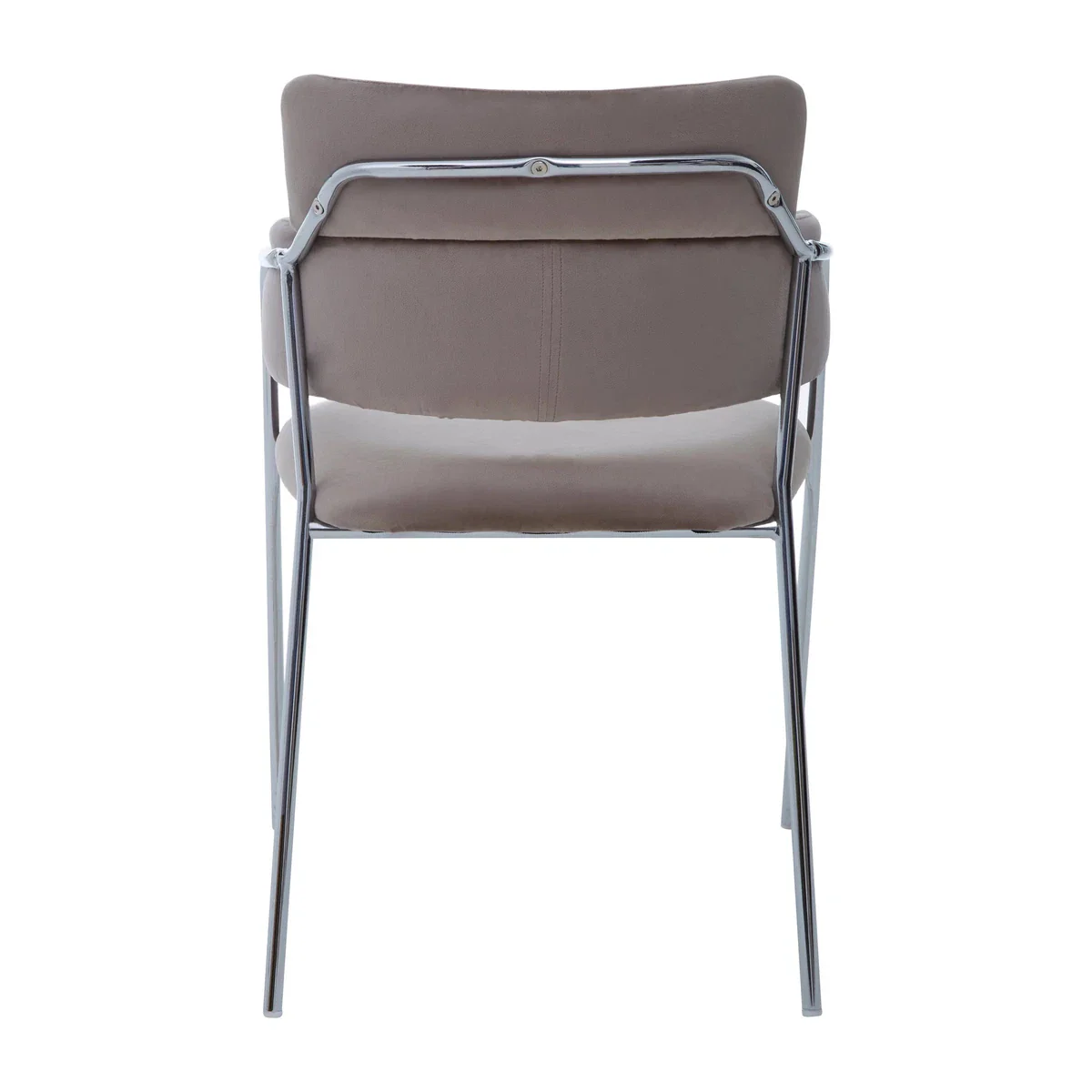 Beaumonde Home Tammin Mocha Velvet Dining Chair - Image 4