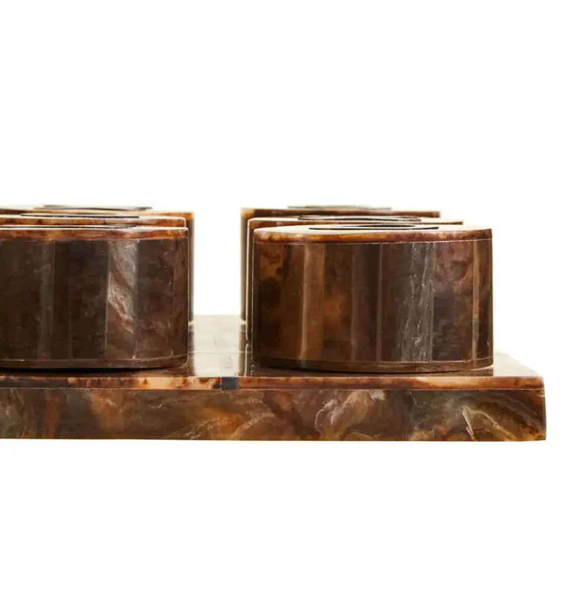 Beaumonde Home Churchill Games Brown and Black Finish Noughts And Crosses - Image 4