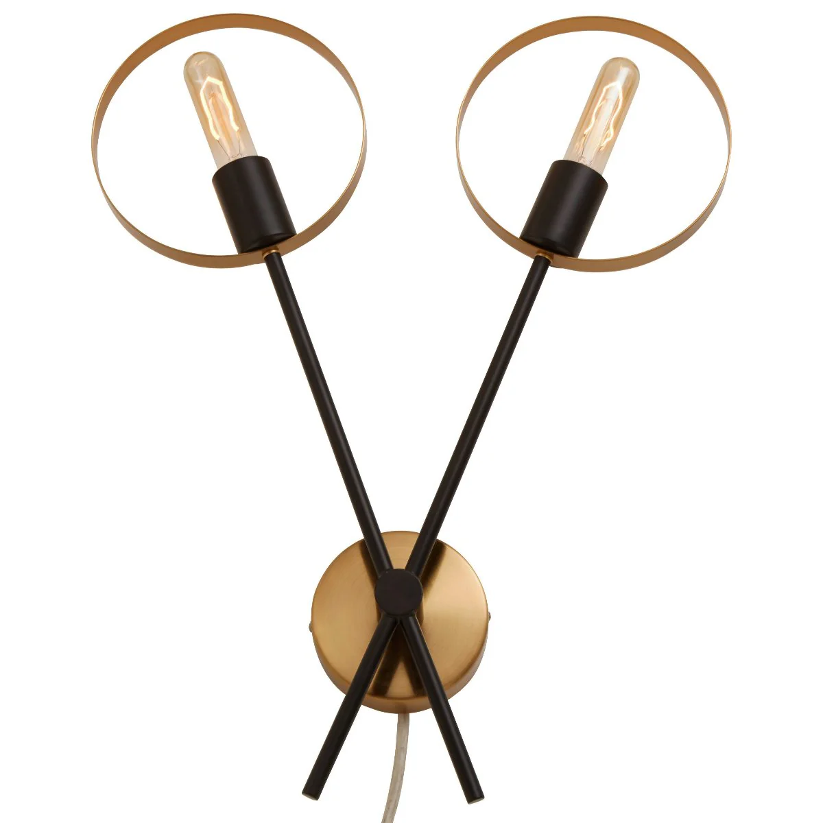Beaumonde Home Trientes Two Bulb Ring Wall Light - Image 4