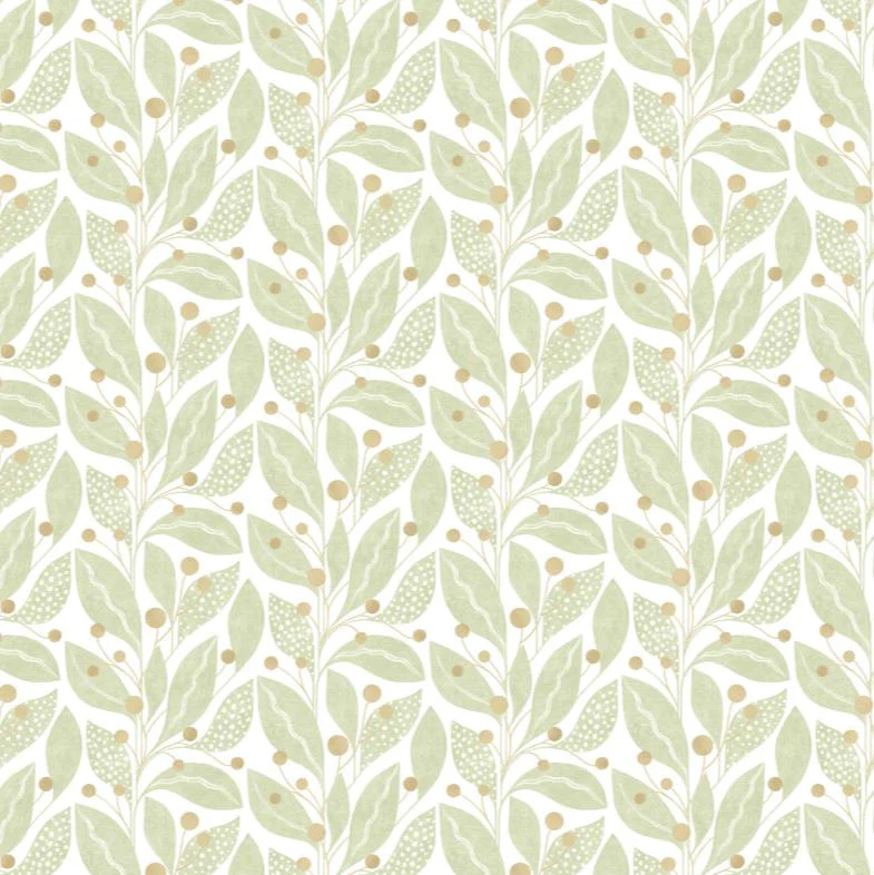 Ohpopsi Berry Dot Wallpaper - Artichoke