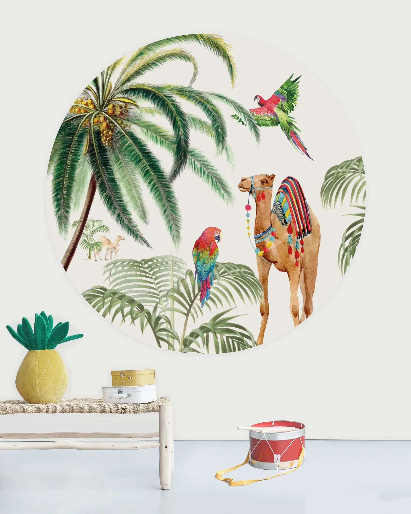 Creative Lab Amsterdam Binti Baby Wallpaper Circle Mural - Image 2