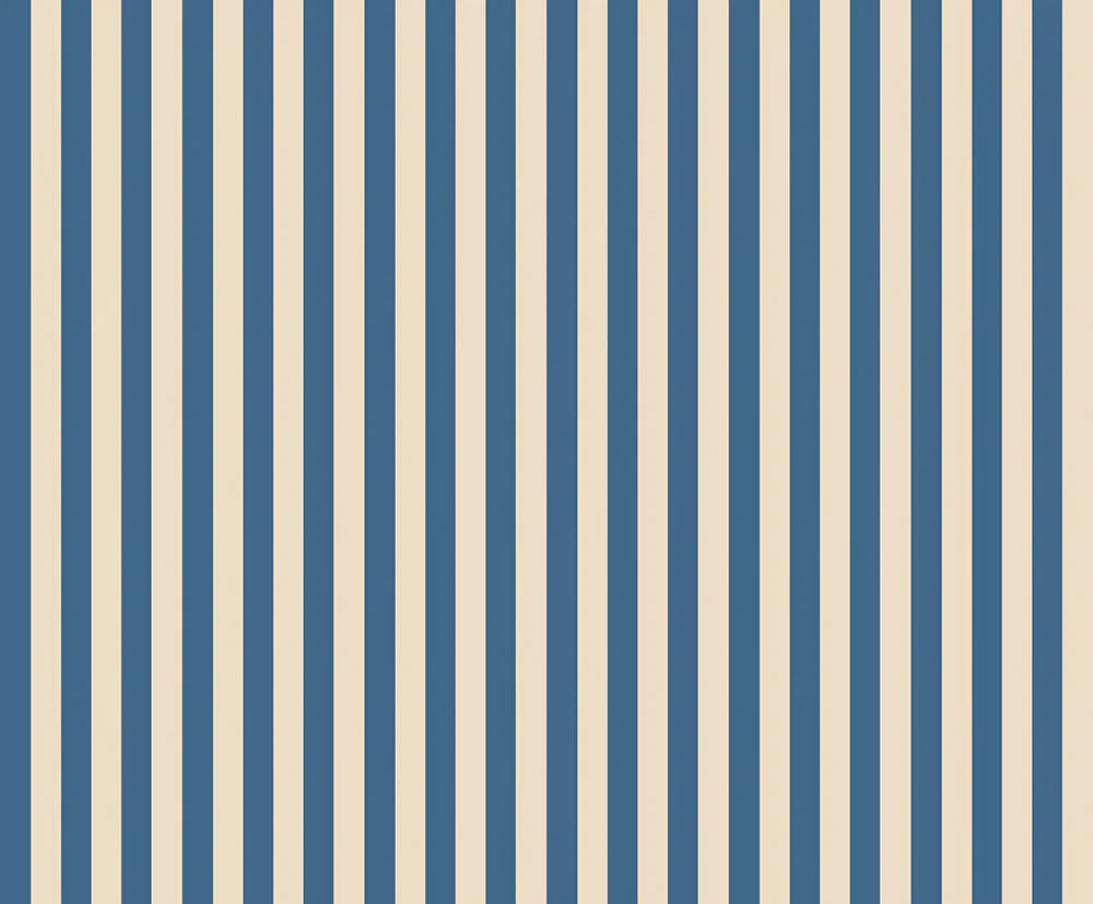 Ohpopsi Bloc Stripe Wallpaper  - Indigo - Image 2