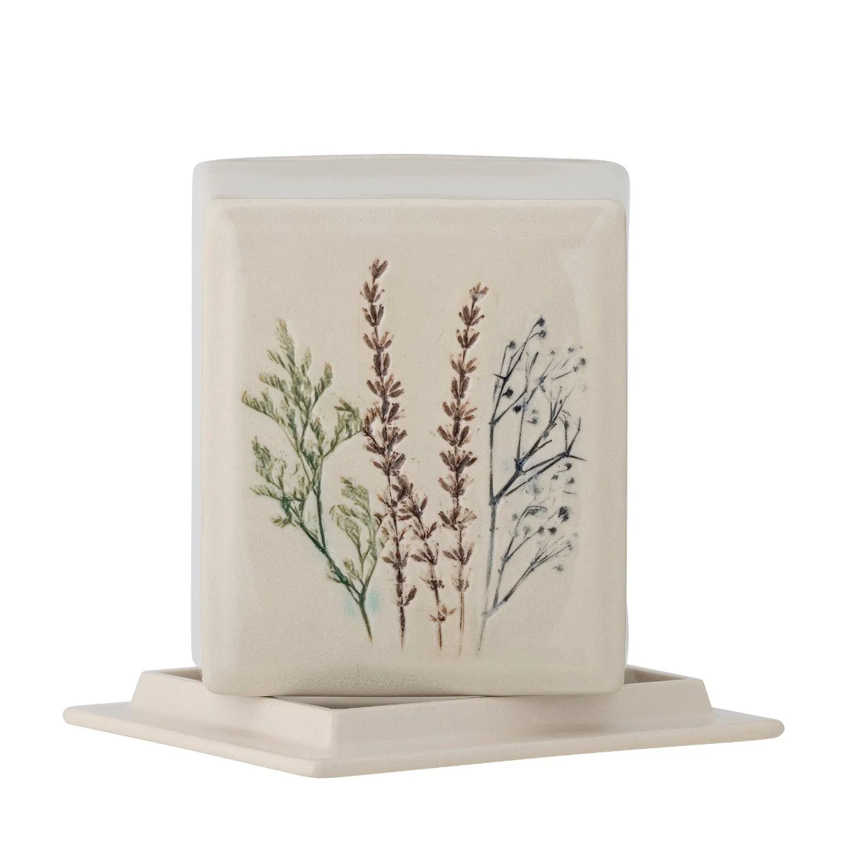 Bloomingville Bea Stoneware Block Butter Box - Image 2