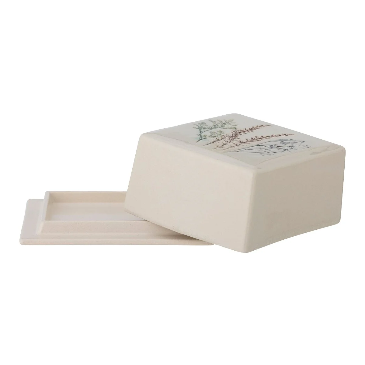 Bloomingville Bea Stoneware Block Butter Box - Image 3