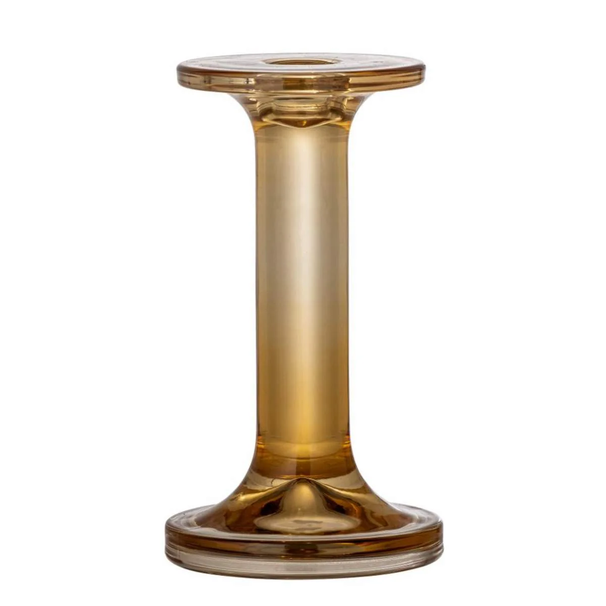 Bloomingville Jamey Candle Holder, Brown, Glass - Image 2