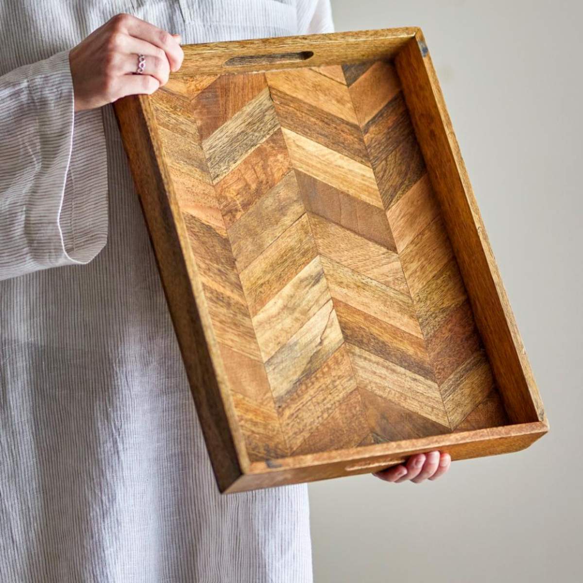 Bloomingville Katalyn Serving Tray, Mango Wood - Image 5