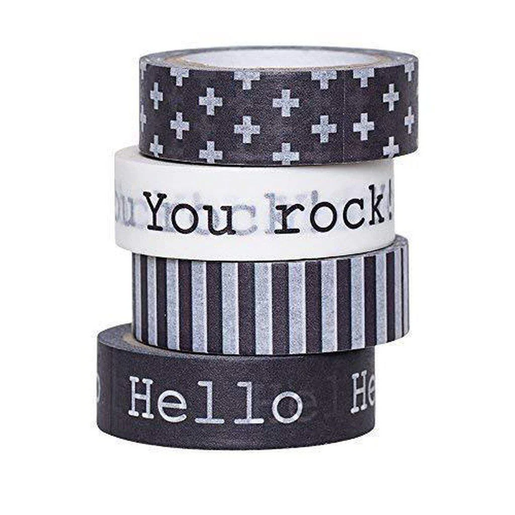Bloomingville Washi Tape Black Set
